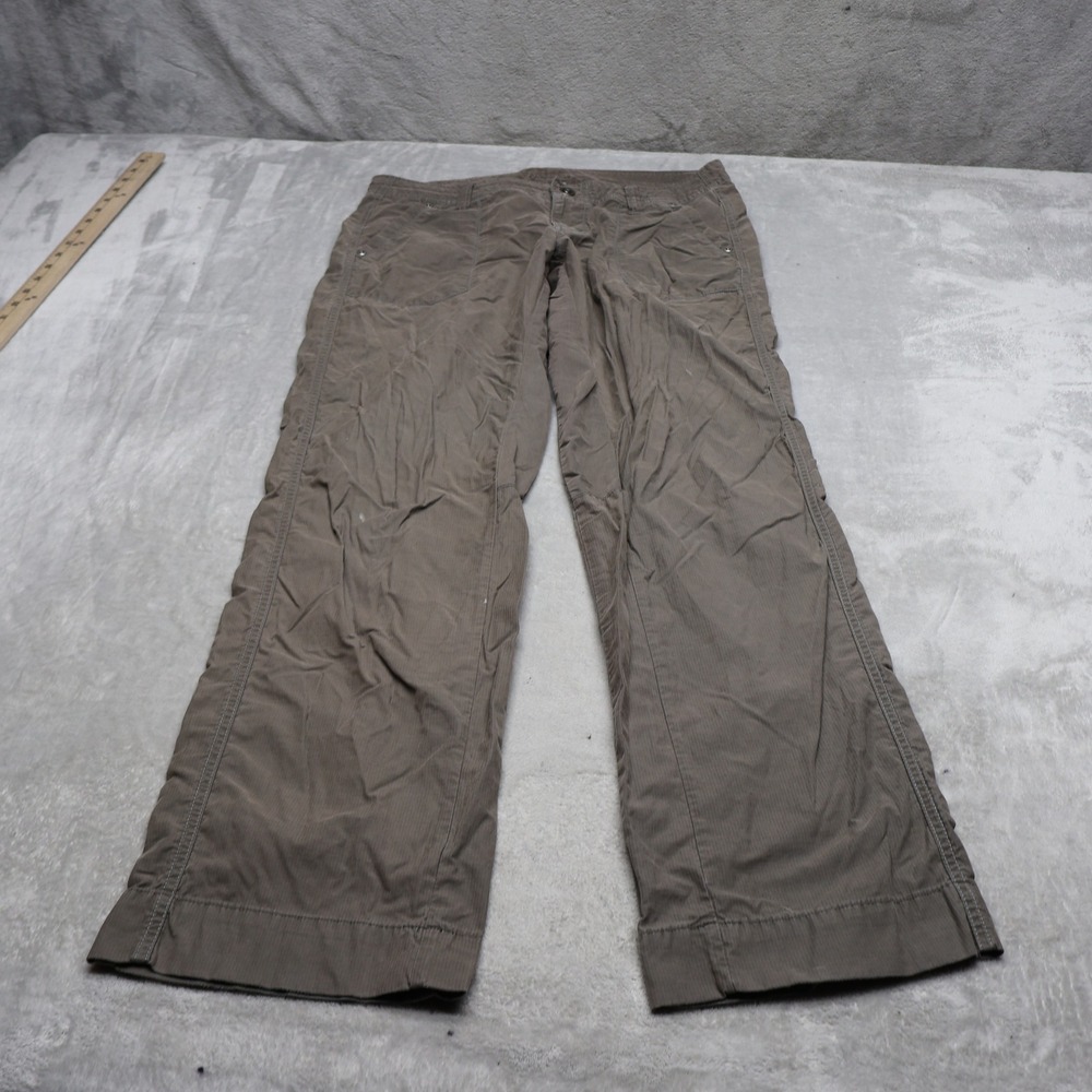 Kuhl Pants Womens 8 Brown Stretch Outdoor Hiking Light Gorpcore Casual 32x33